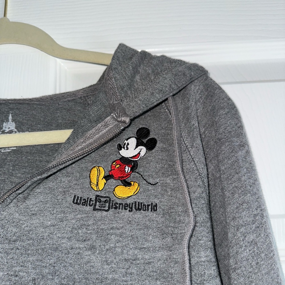 Gray Walt Disney World Zip-Up Hoodie - Picture 2 of 4